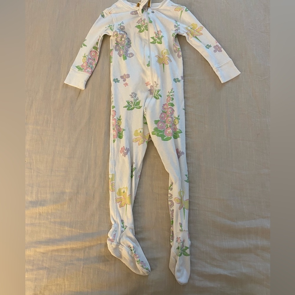 The Beaufort Bonnet Company Noelle's Night Night Floral Romper